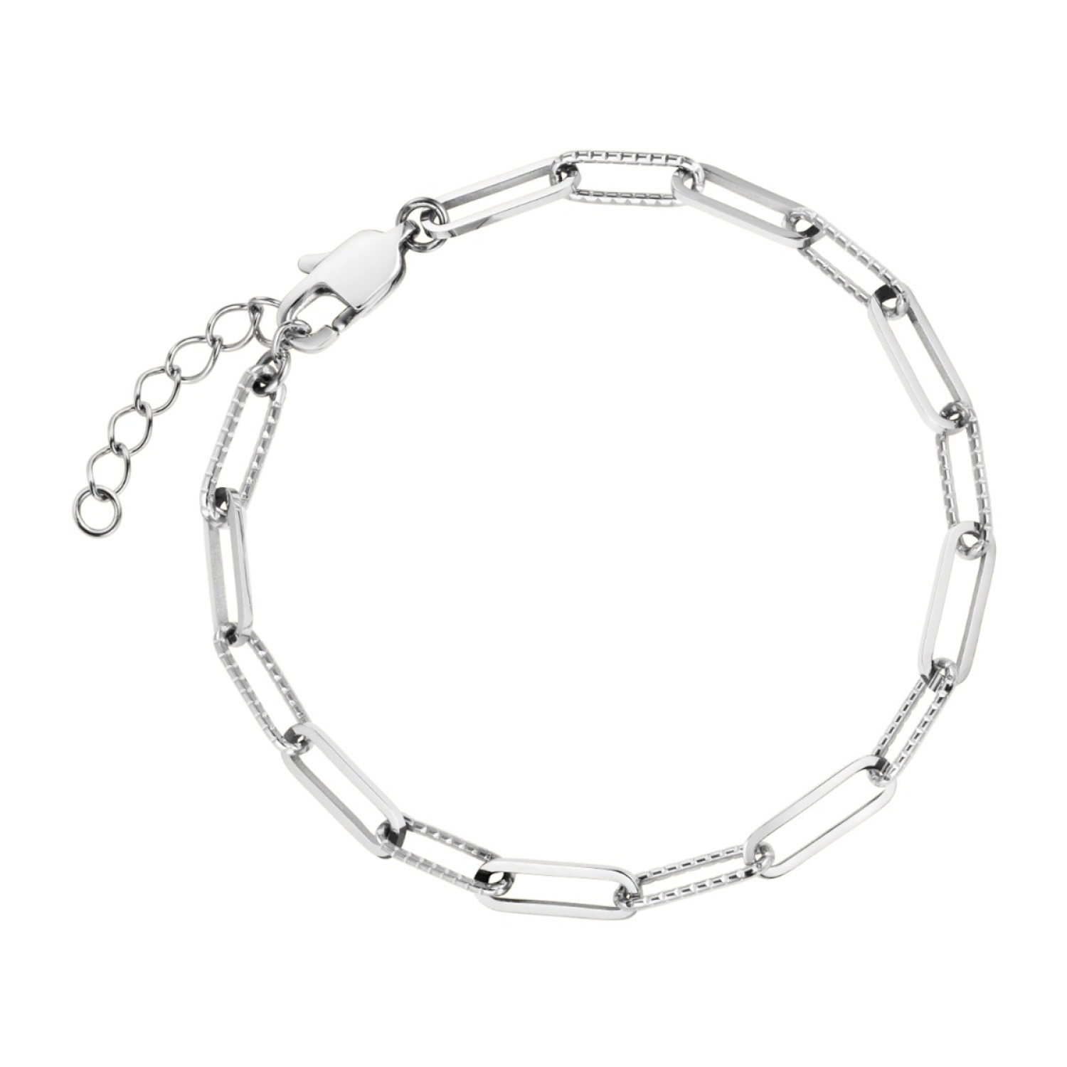 Rosefield Hammered Chain Armbånd Sølv JBHCS-J596 thumbnail