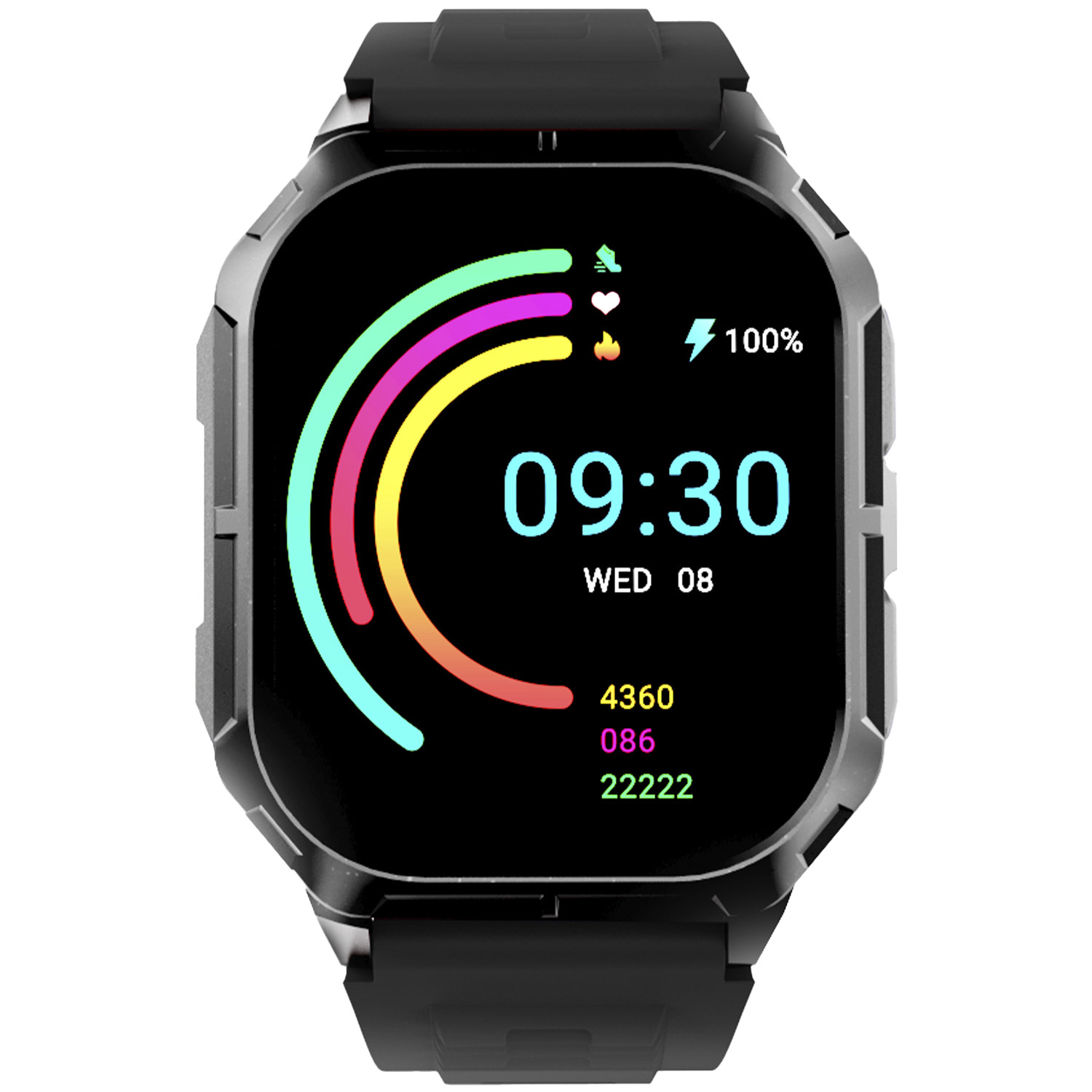 HiFuture Ultra3 Black HF-060 - Unisex -  46 mm -  Smartwatch -  Digitalt/Smartwatch -  Gorilla Glas thumbnail