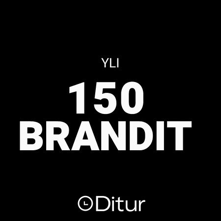 Kuva, jossa teksti: Ditur, Yli 150 brändiä