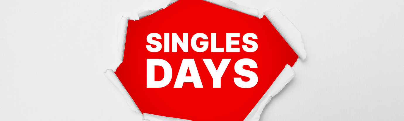 Singles Day desktop banner