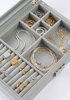 Billedepræsentation af smykkeskrin