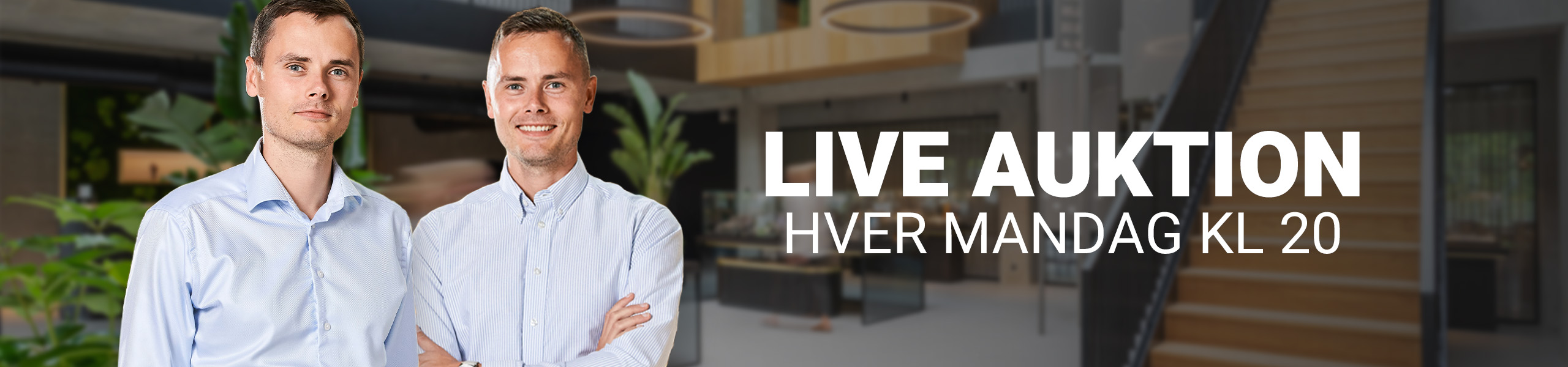 Kasper og Mikkel i Ditur Hasselager butik